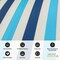 World Rug Gallery Contemporary Stripe Reversible Recycled Plastic 3' X 5' Blue Outdoor Rug 6070BLUE3X5 - alternate 3